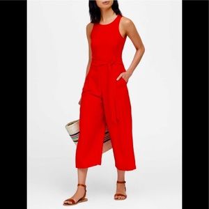 Banana Republic Red Jumpsuit